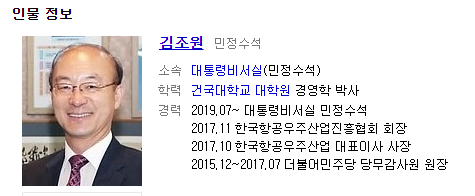 김조원 민정수석