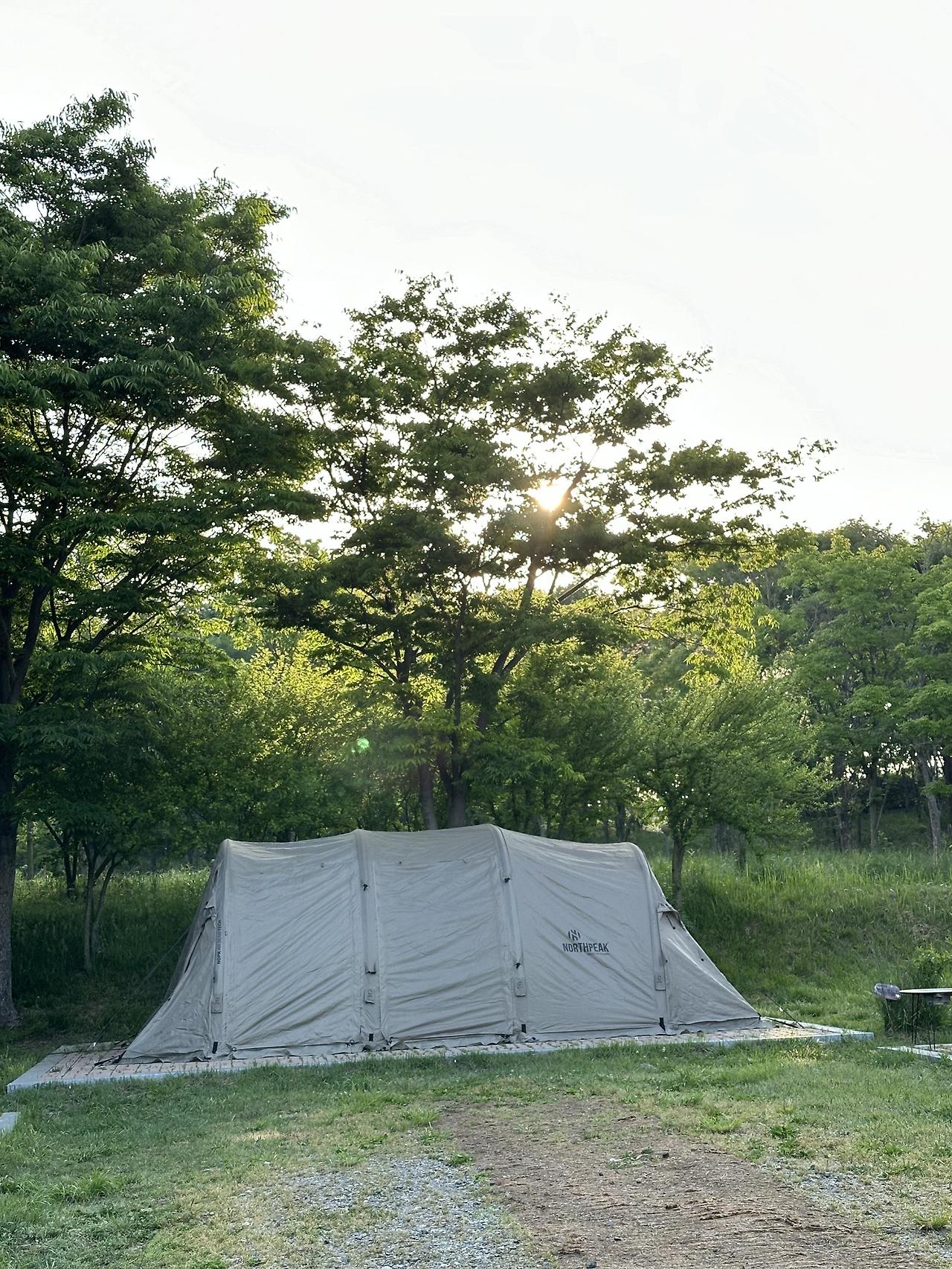 노스피크 A6 에어텐트 올리브그레이