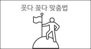 꼿다 꽂다 맞춤법