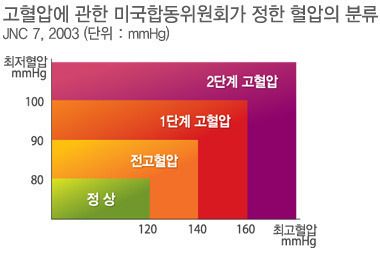 50대 혈압 정상범위