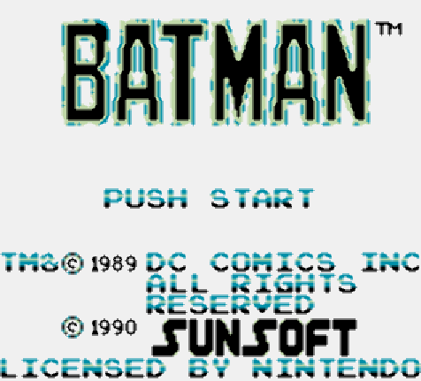  배트맨 Batman World (게임보이 - GB)