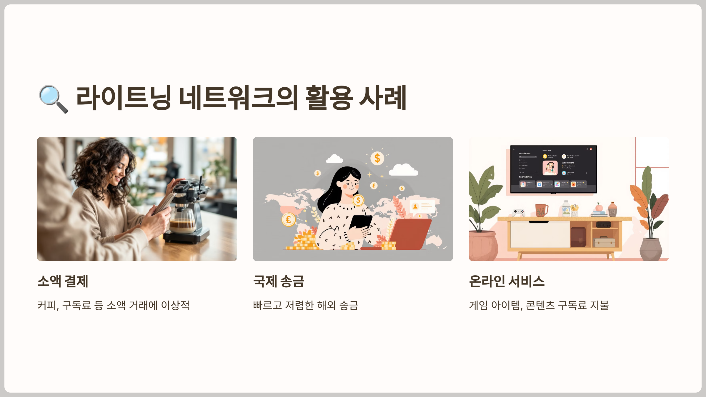 라이트닝 네트워크의 활용 사례