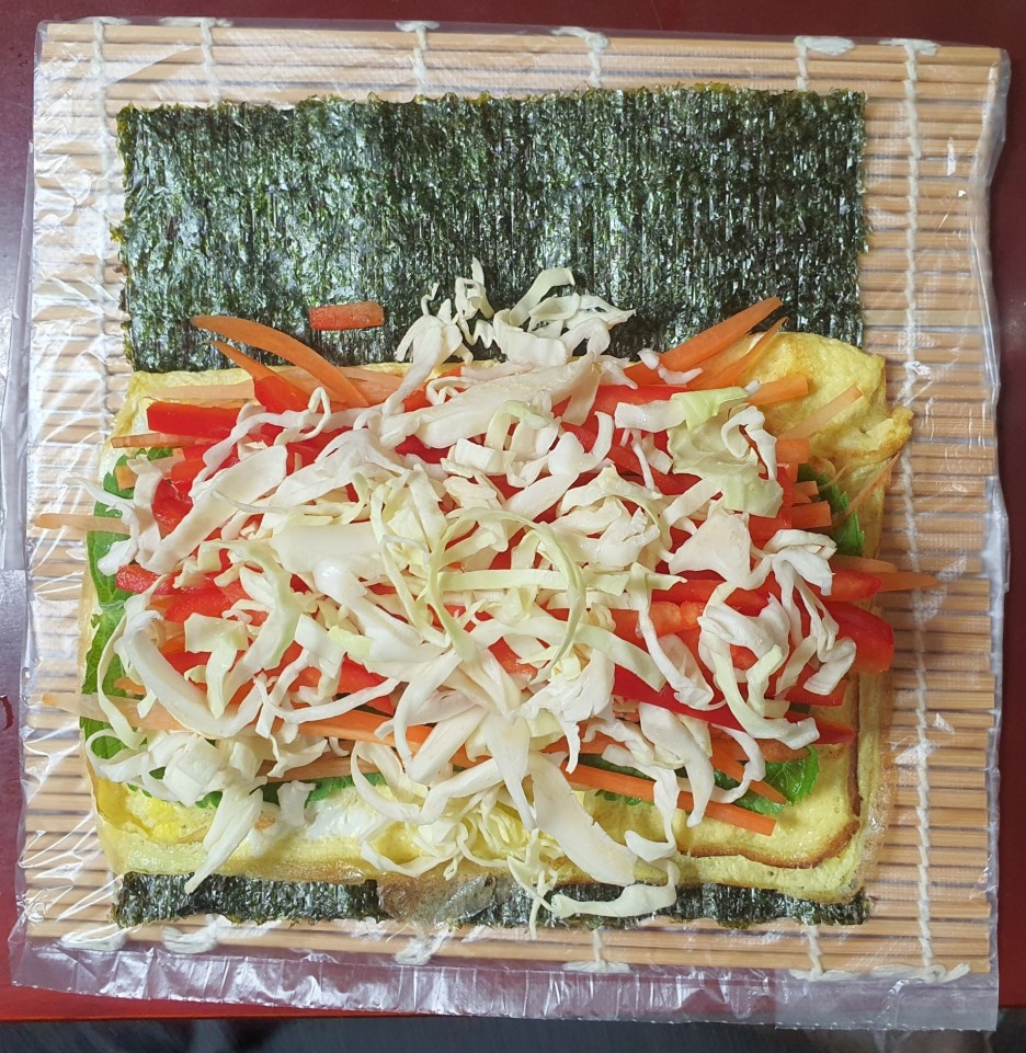  [다이어트 도시락만들기 6] 현미귀리 야채 김밥 레시피