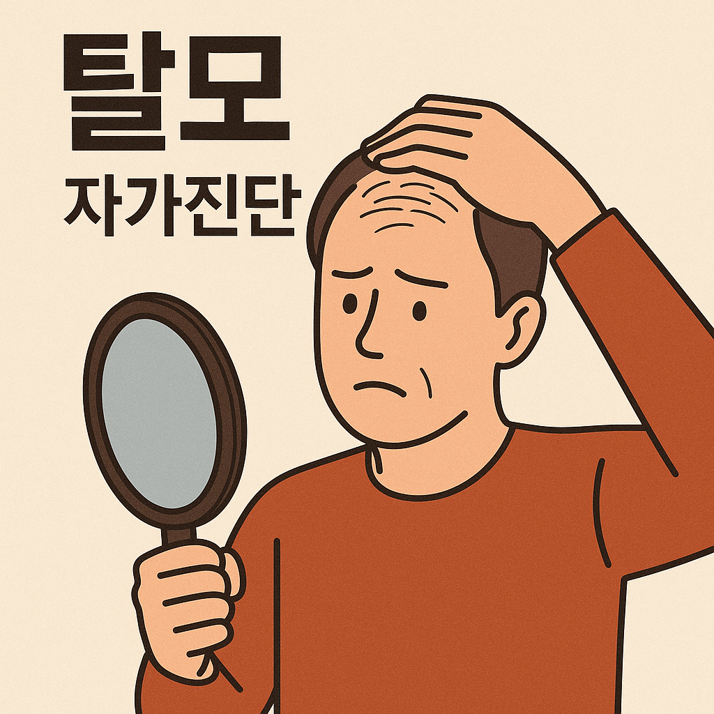 탈모 자가진단 관련 이미지