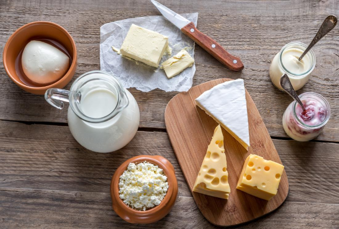 Low-fat dairy products