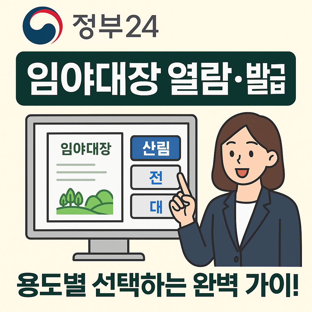 임야대장 열람 발급