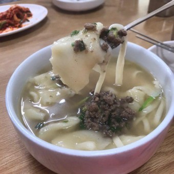 손칼국수 손수제비