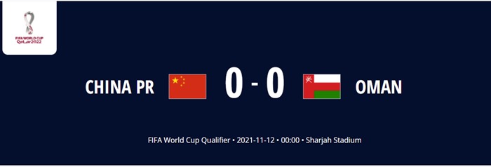 CHINA VS OMAN