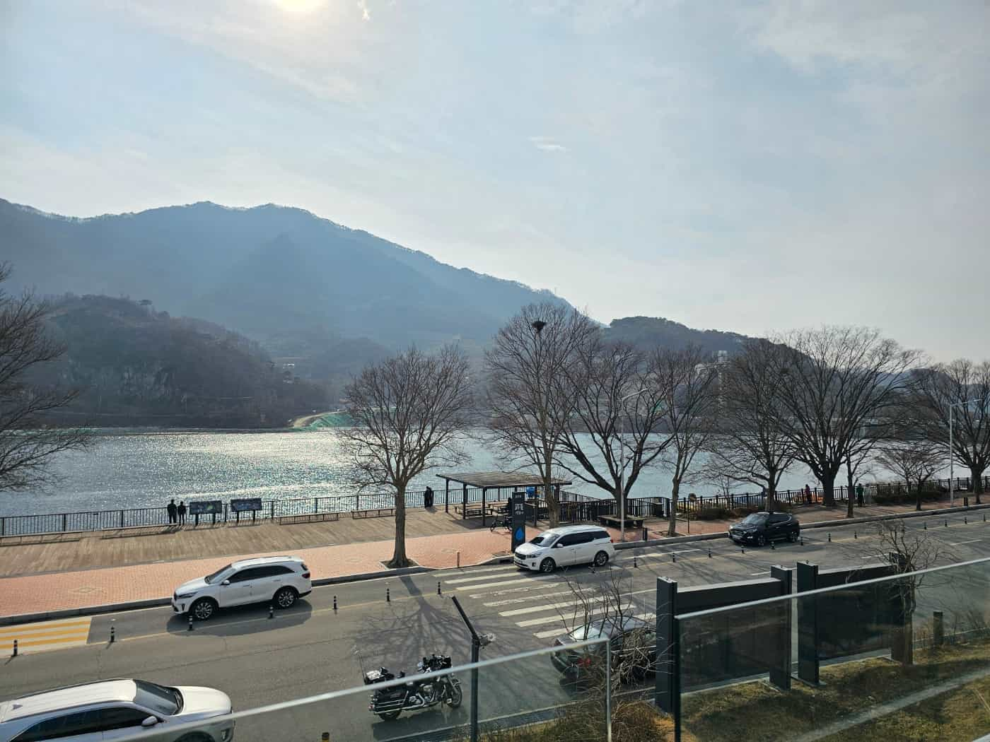 K-water 충주댐 물문화관에서 바라본 충주호