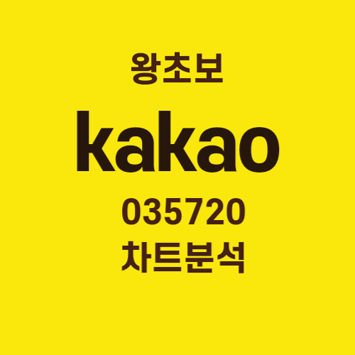  왕초보 차트분석 '카카오' '035720' 바닥 나온거니?