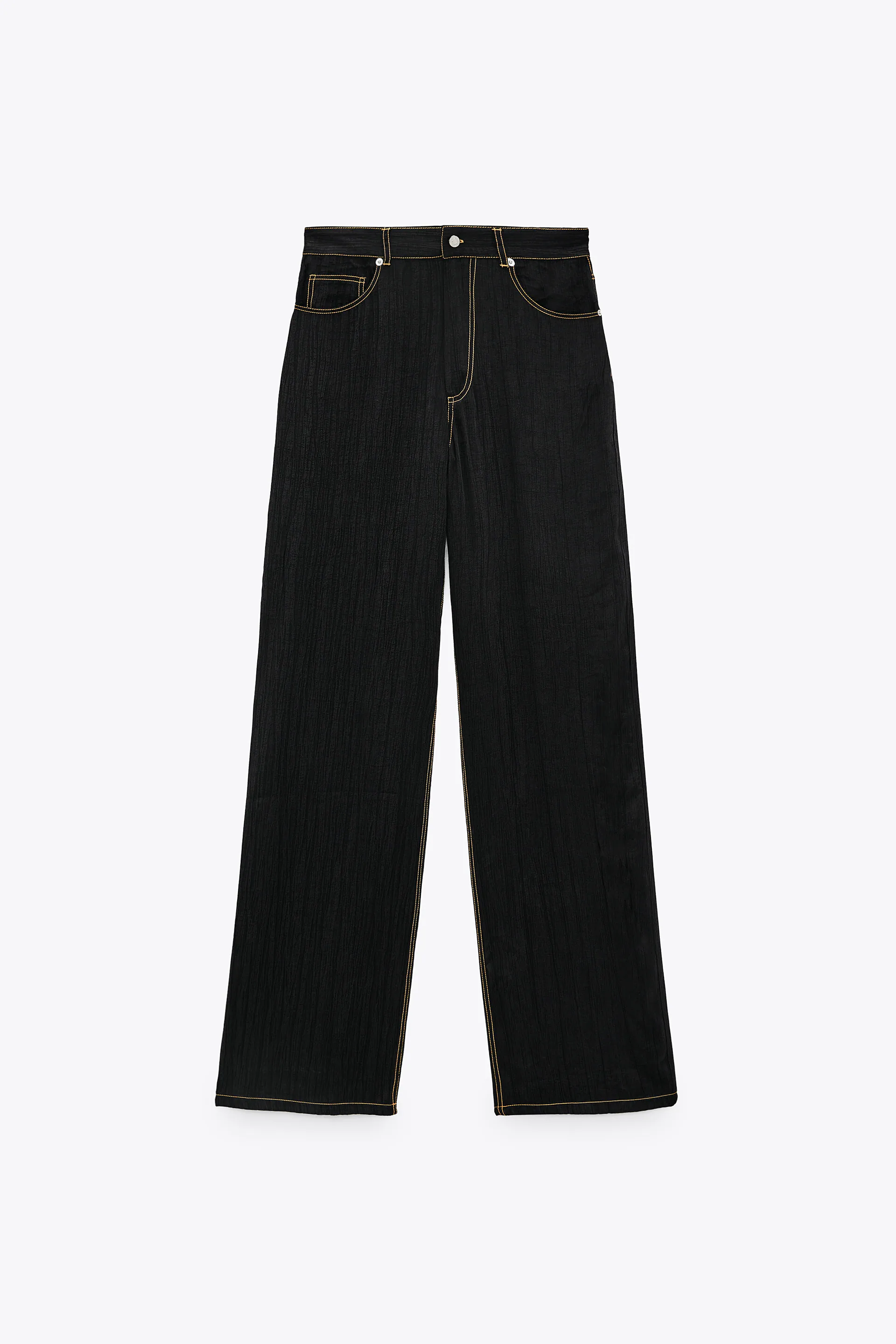  FLOWY PANTS WITH TOPSTITCHING