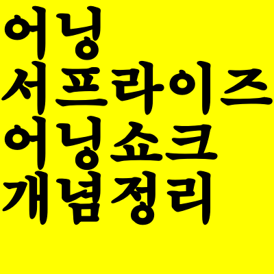  어닝서프라이즈 뜻 어닝쇼크 뜻