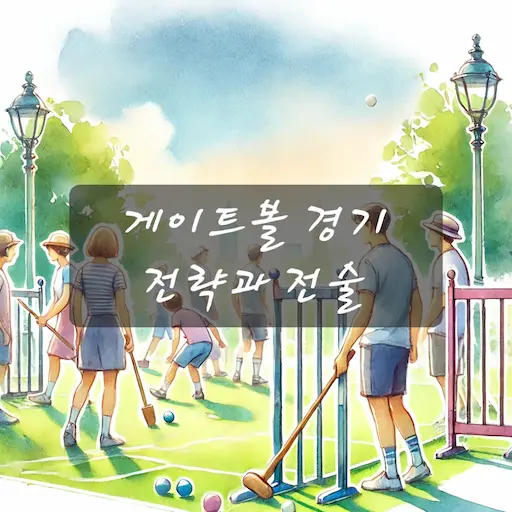 게이트볼 경기 전략과 전술
