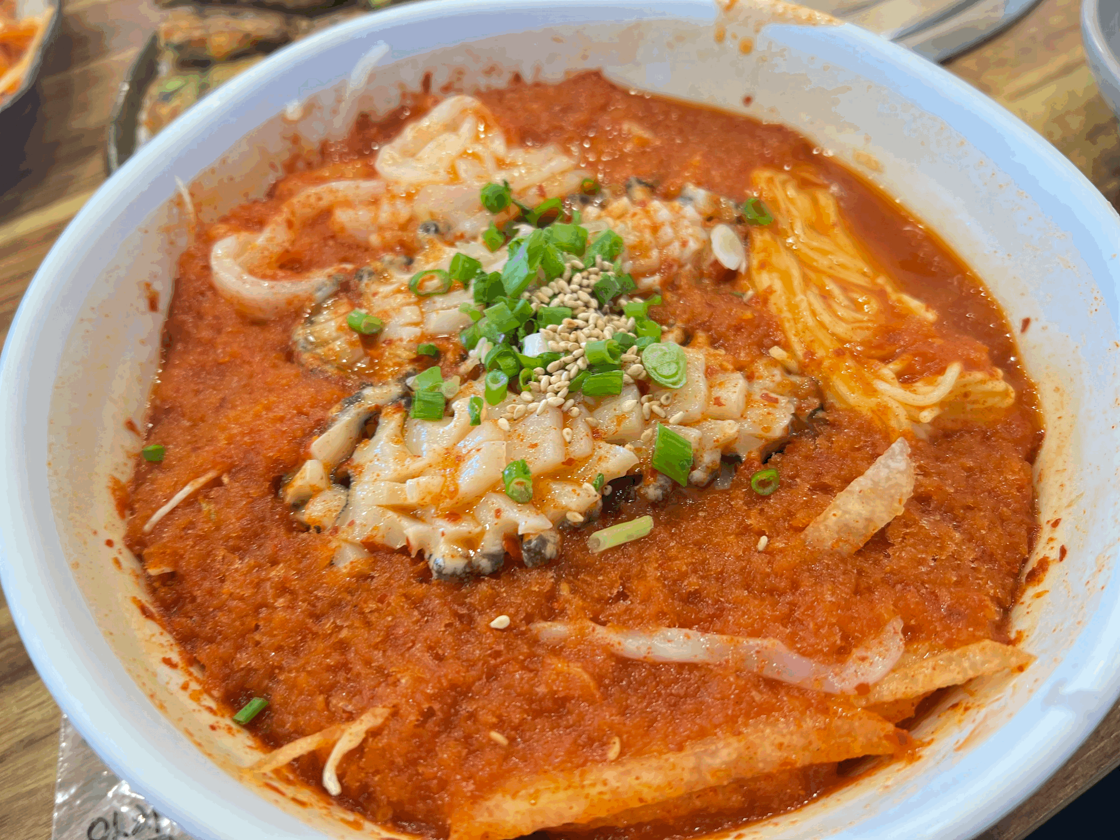 동피랑 전복마을 물회