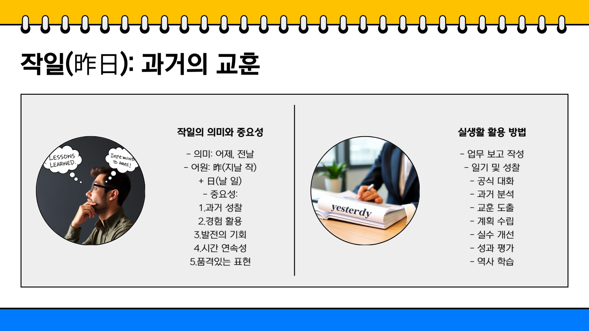 작일 뜻