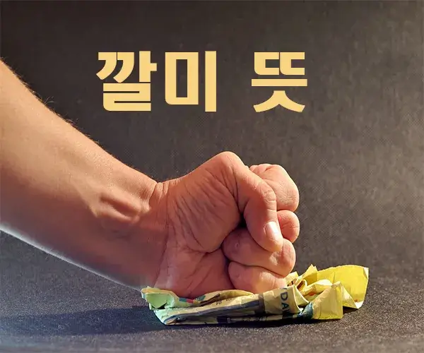  깔미 뜻 무슨뜻일까?