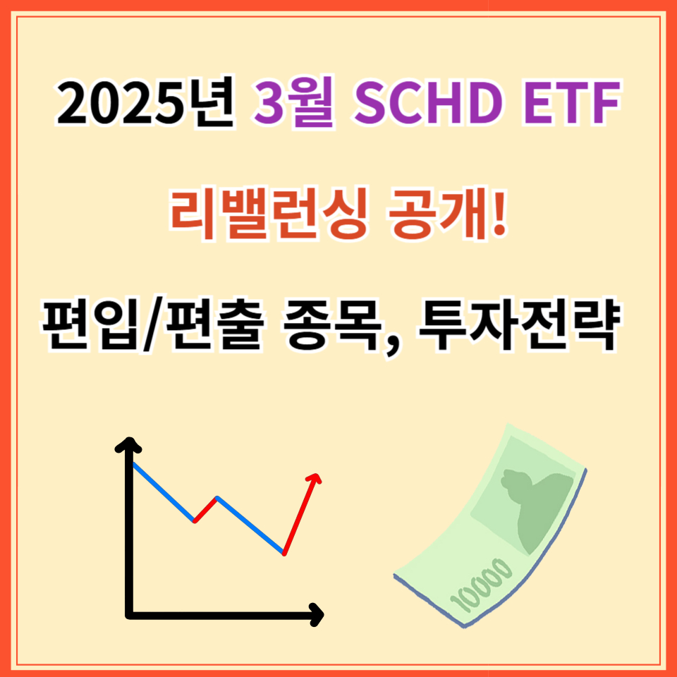 SCHD ETF 3월 리밸런싱 공개