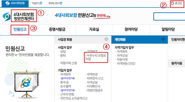  두루누리 사회보험 지원대상(+신청방법)