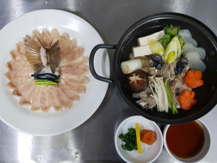  복어조리기능사 실기메뉴_복사시미, 복지리