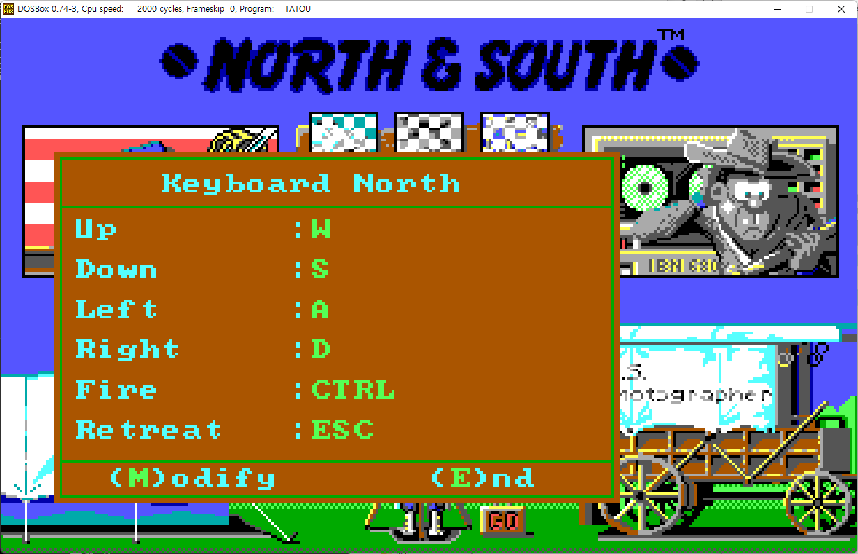 PC 남북전쟁 키컨피그