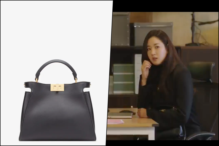 [TV속패션] 드라마 복수해라 10회 김사랑 검정 가방 패션 정보 #복수해라 10회 김사랑 FENDI 가방
