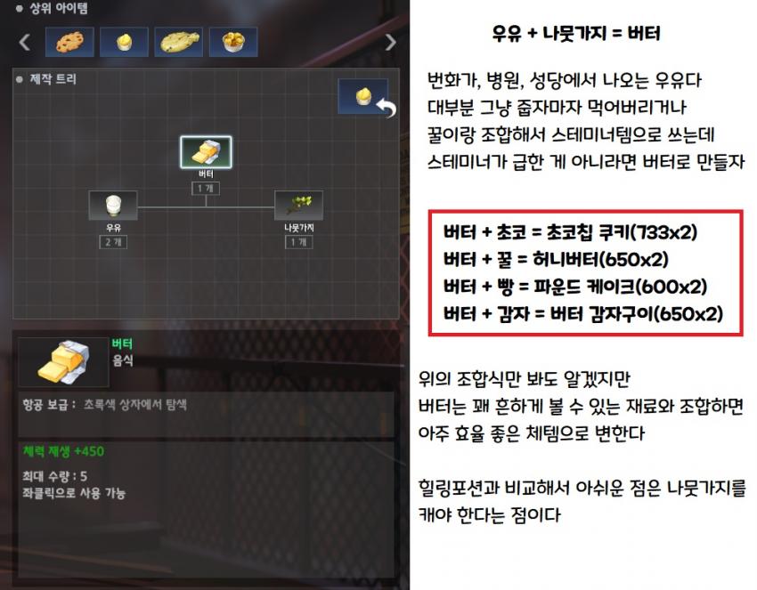  블랙서바이벌:영원회귀 / 라이터 필요없는 효율 좋은 음식