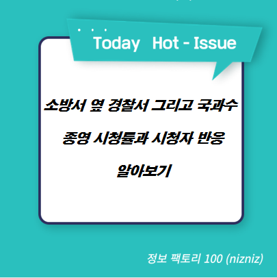  소방서 옆 경찰서 그리고 국과수 종영 시청률과 시청자 반응