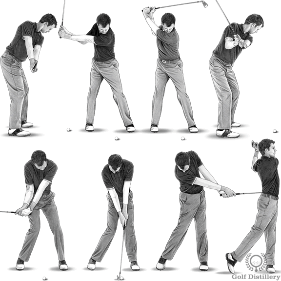 올바른 골프 스윙 – 그림이 있는 가이드