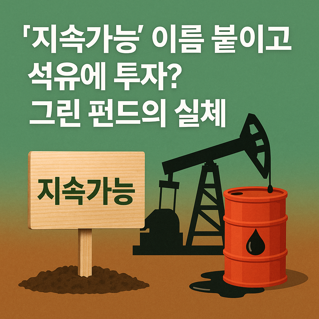그린워싱 폭로! 유럽 ESG 펀드, 이름만 ‘그린’… 실상은 석유 투자