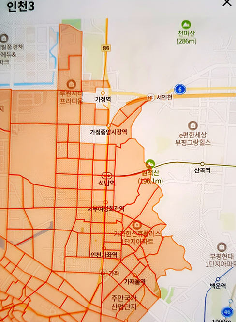인천3캠프 배송지역 이미지2