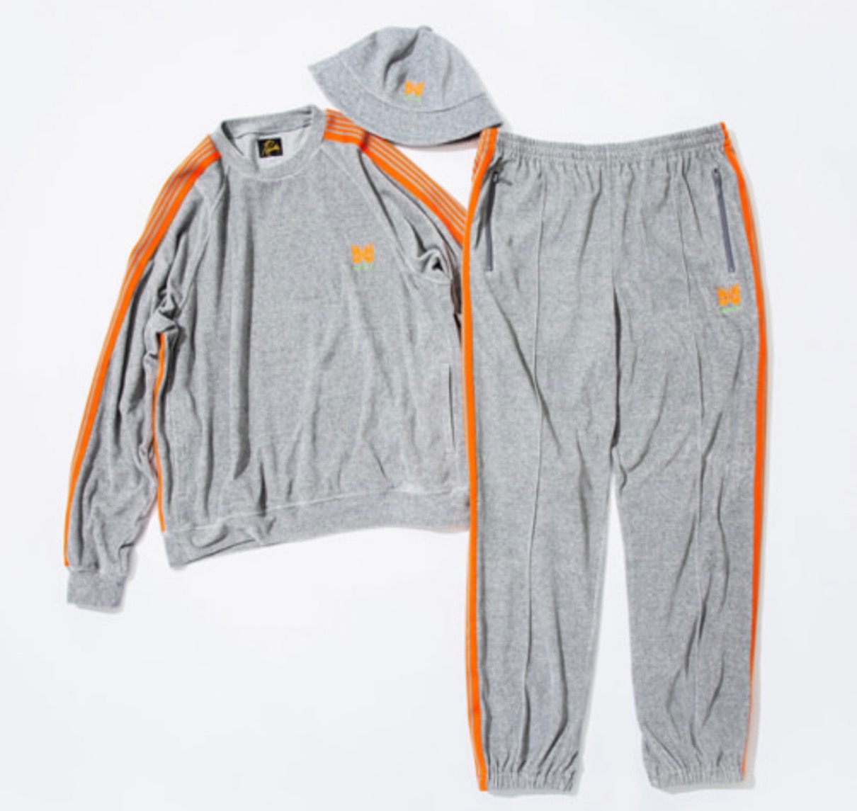 needles × beems × paperboy ベロアセットアップ