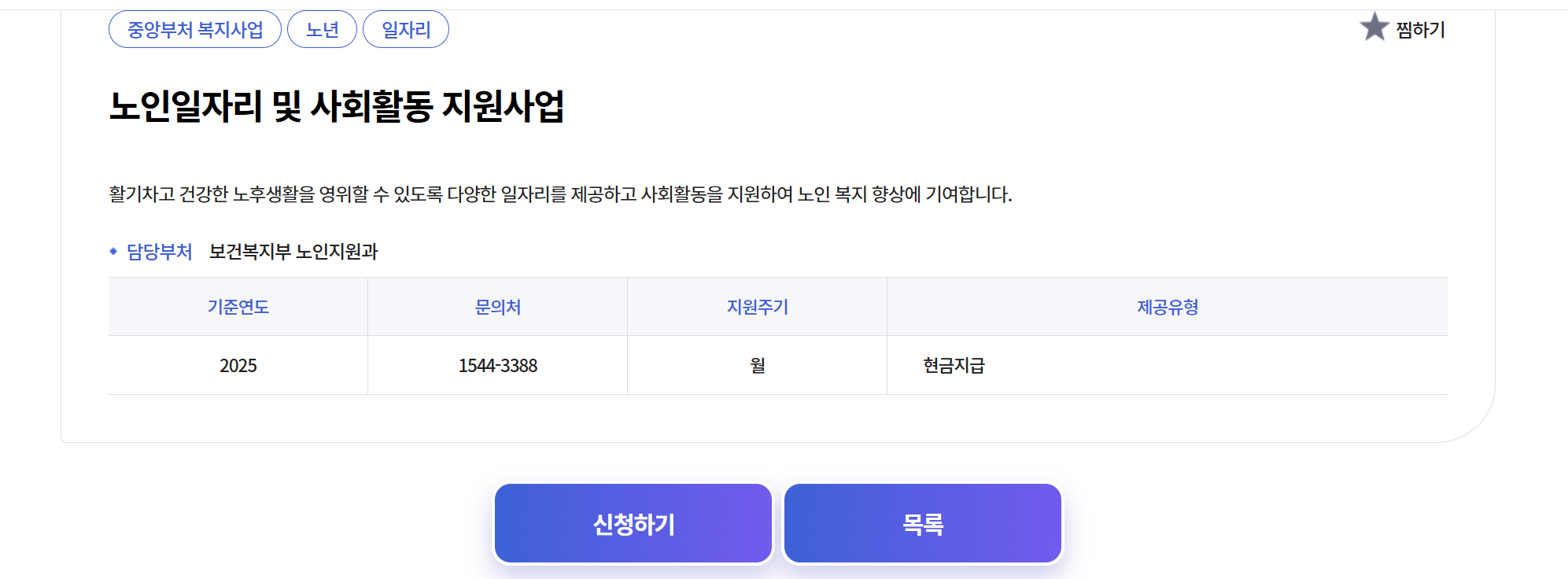 1. 노인일자리의 개념과 역할