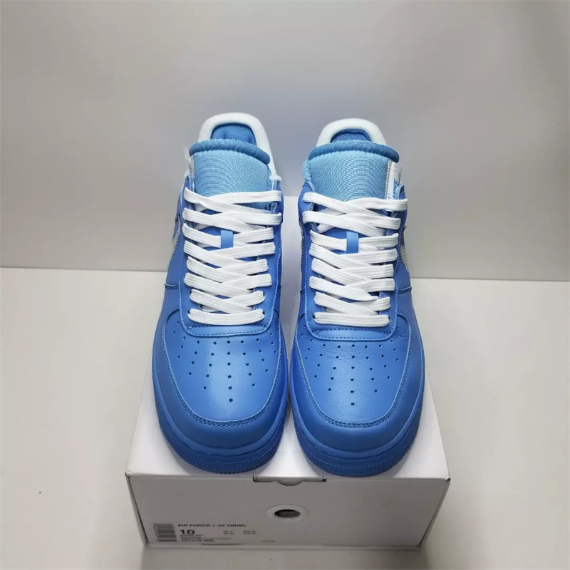  [NIKE] 나이키 X 오프화이트 에어포스 로우 MCA 블루 CI1173-400 남녀공용 (OWF공장)