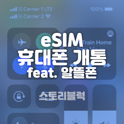  eSIM(이심)으로 휴대폰 개통하기 / 알뜰폰 vs 유플러스