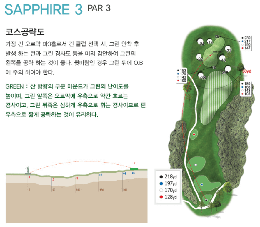 레이크힐스용인 컨트리클럽 사파이어코스 3