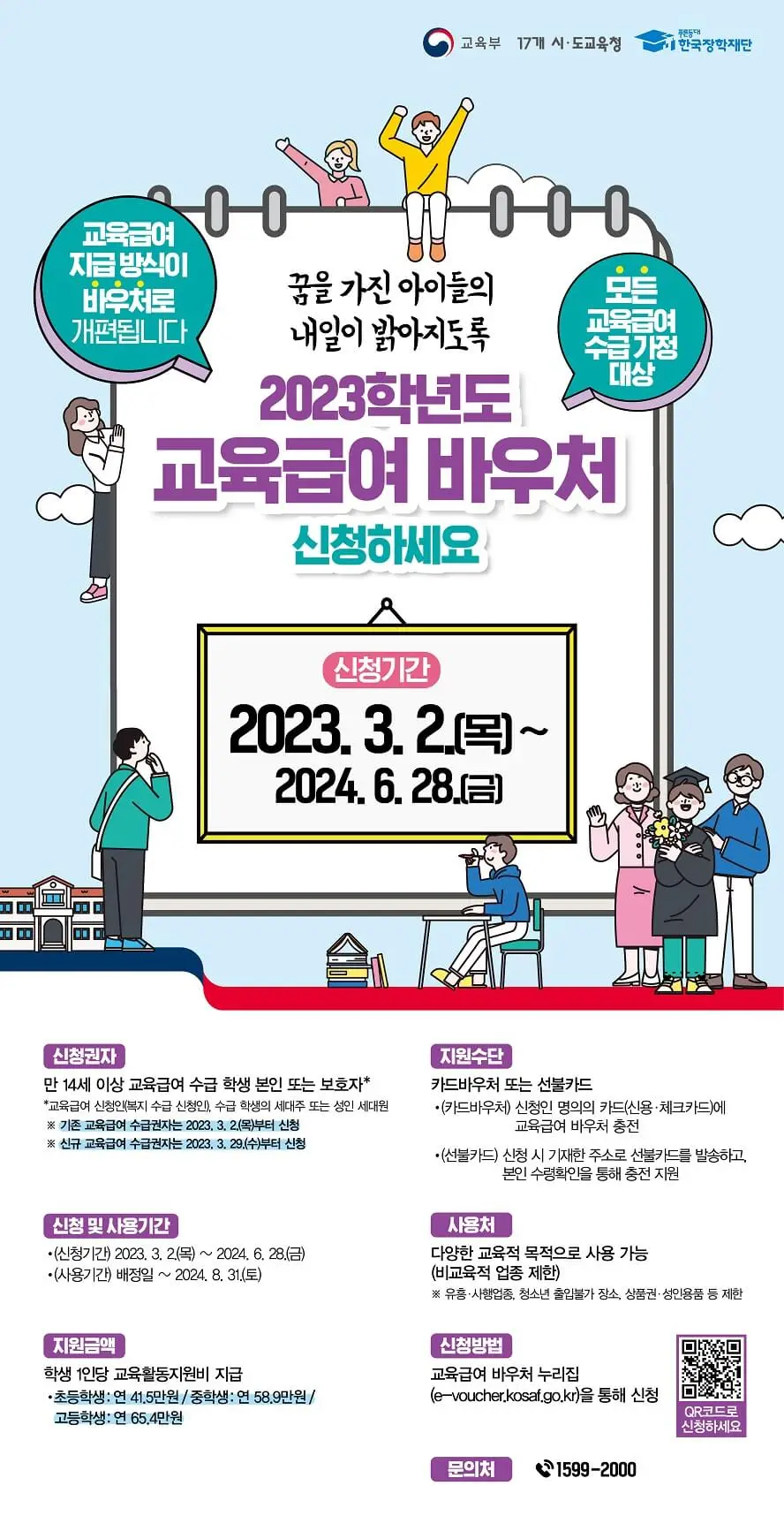  교육급여 바우처 지급일, 신청기준 정리