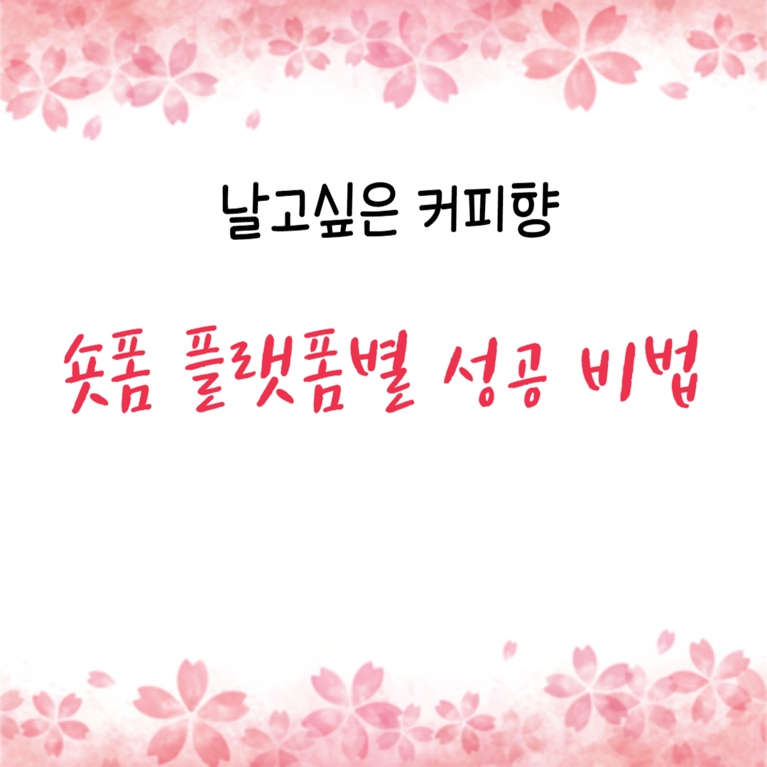  숏폼 플랫폼별 성공 비법