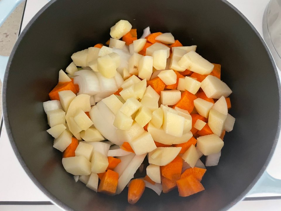 카레 재료 사진