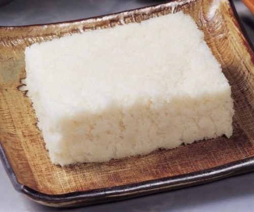 한국의 떡 종류 당콩떡-백설기