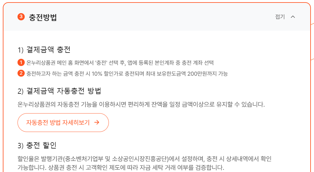 온누리상품권 15% 할인 구입처 가맹점 환급