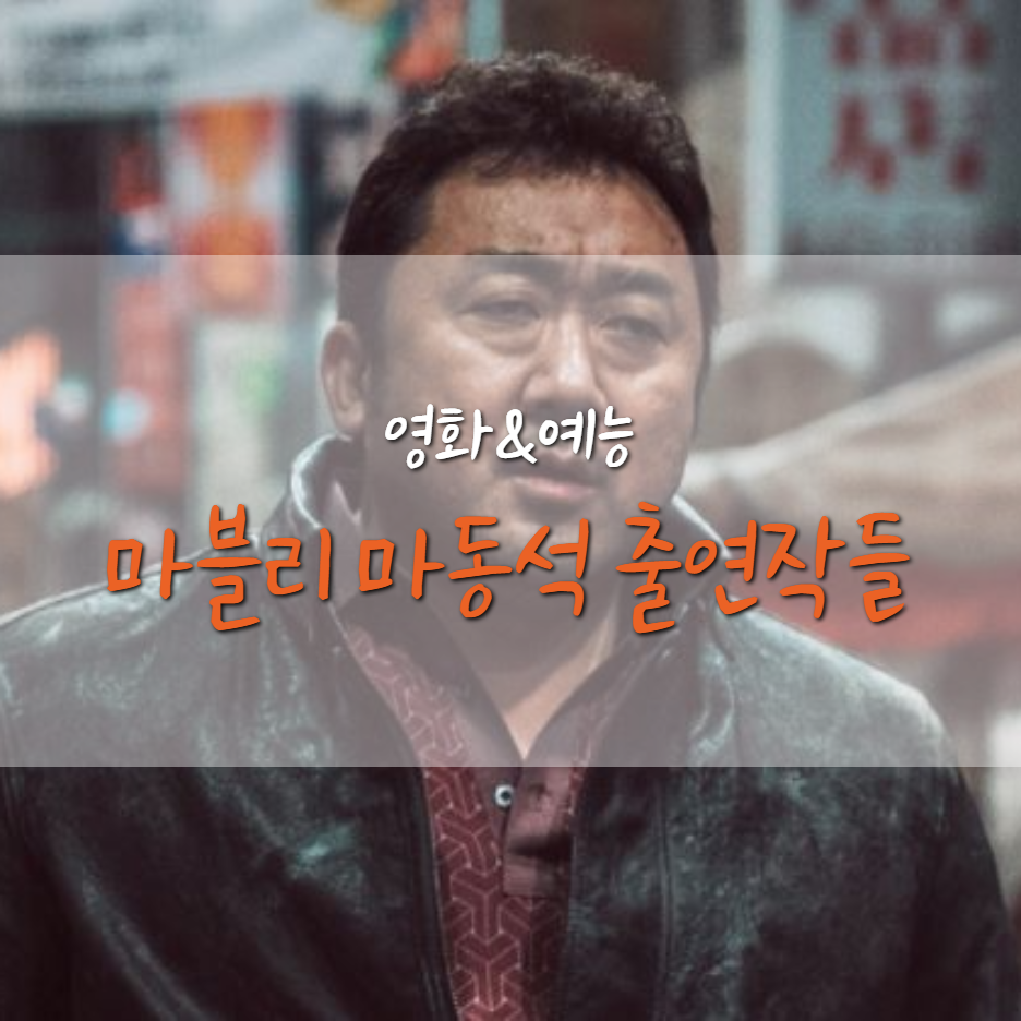  역대 마블리 마동석이 출연한 영화 리스트