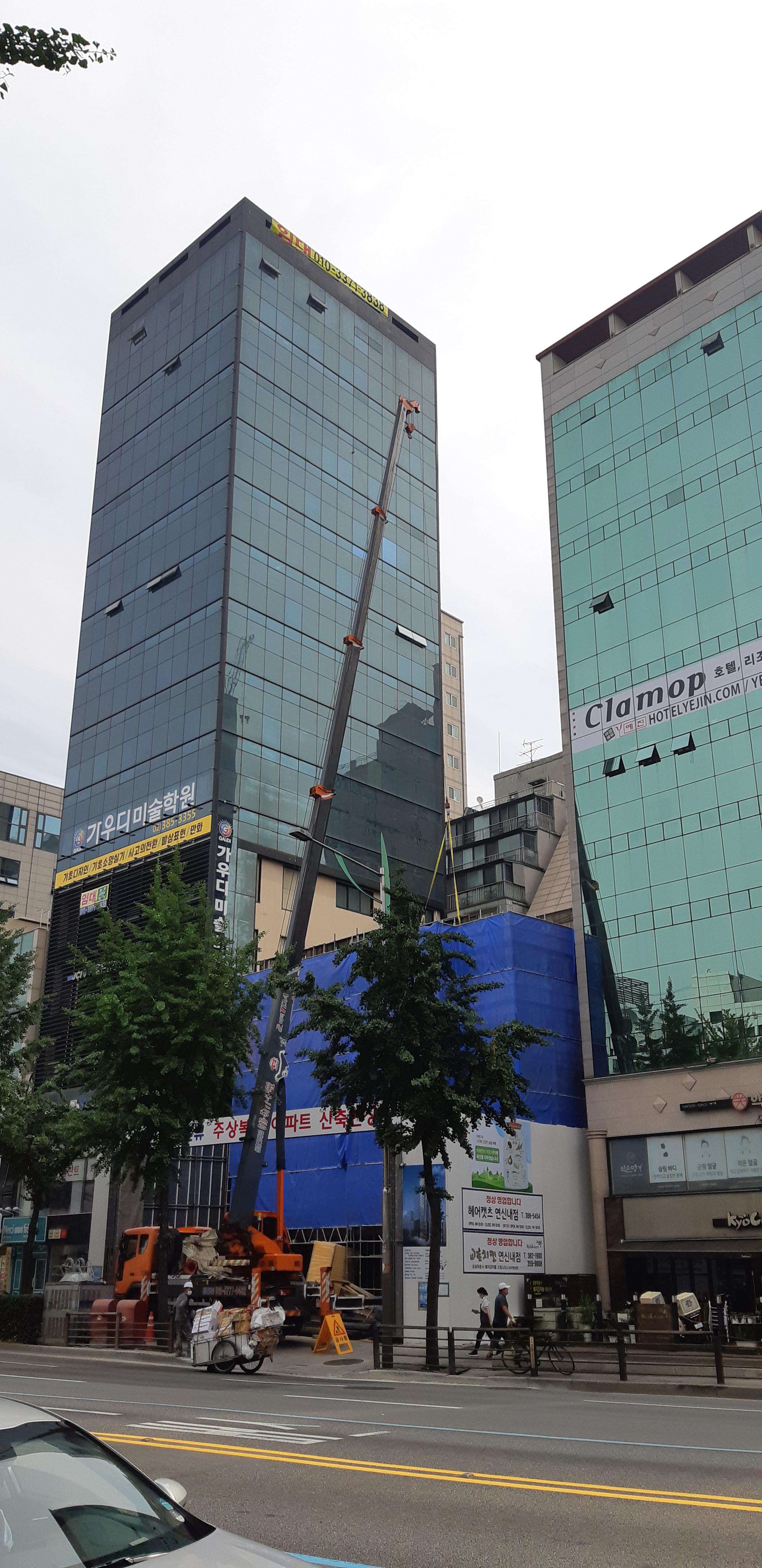  은평구 연신내역 건물 공사 현장 사진 51 효민아크로뷰 주상복합 아파트 신축현장 (korean construction)