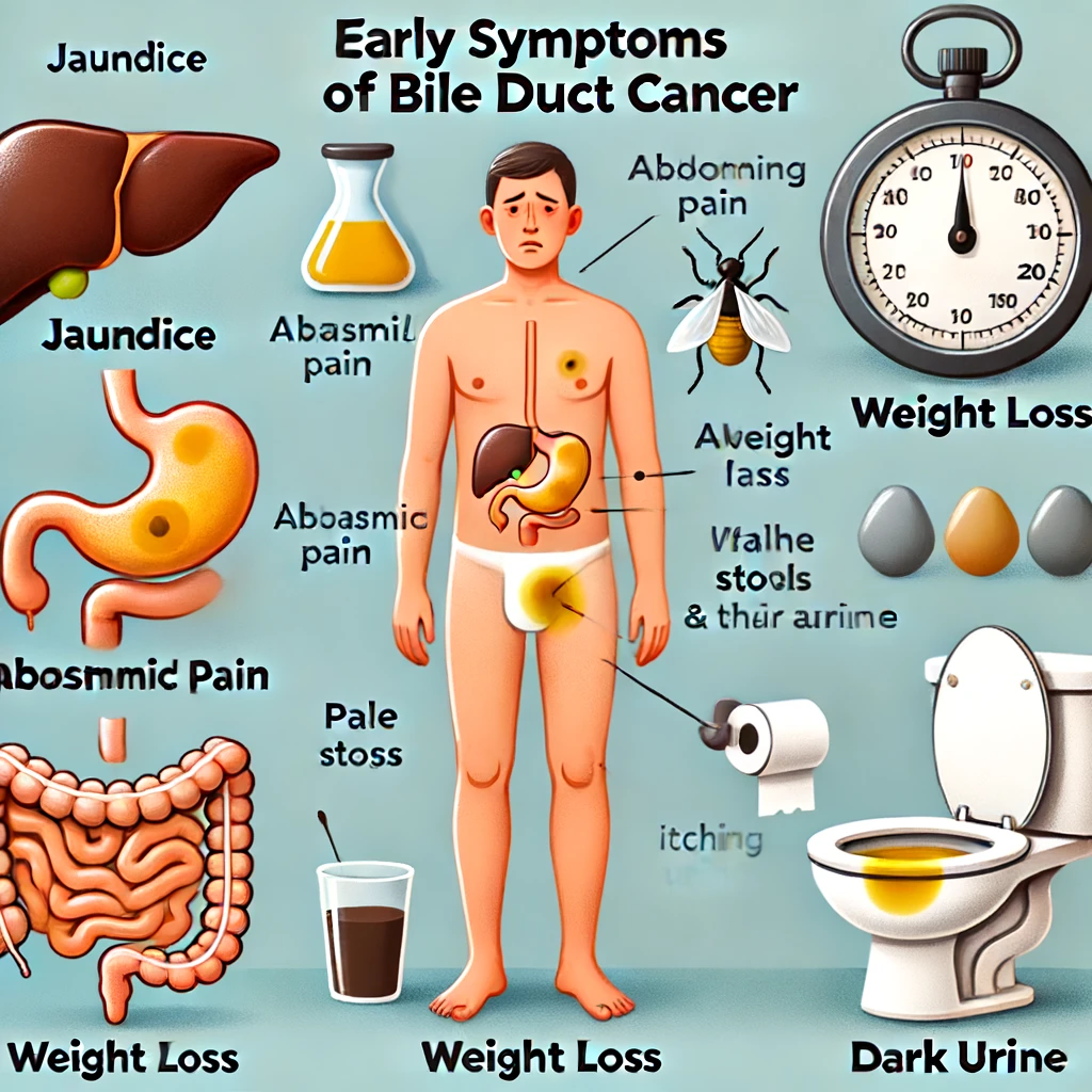 담도암 초기 증상과 생존율: 담도암의 초기 증상