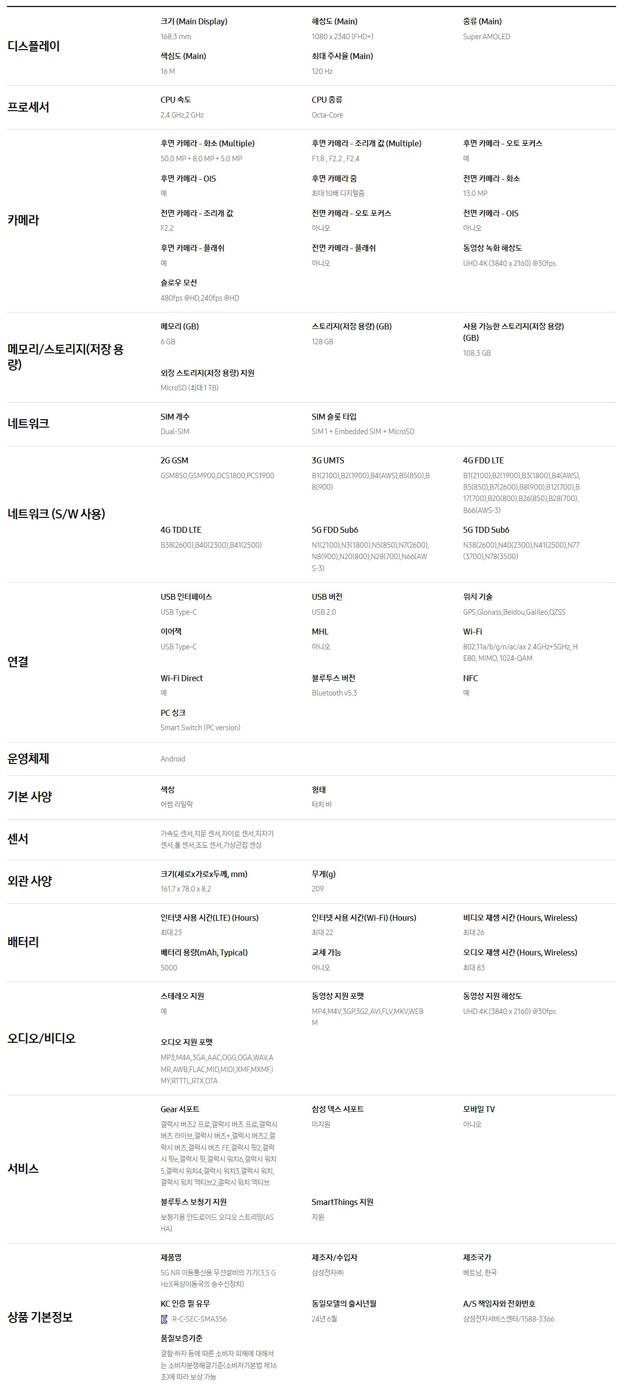 갤럭시 A35 출시일, 자급제 가격, 스펙, 할인이벤트 총정리