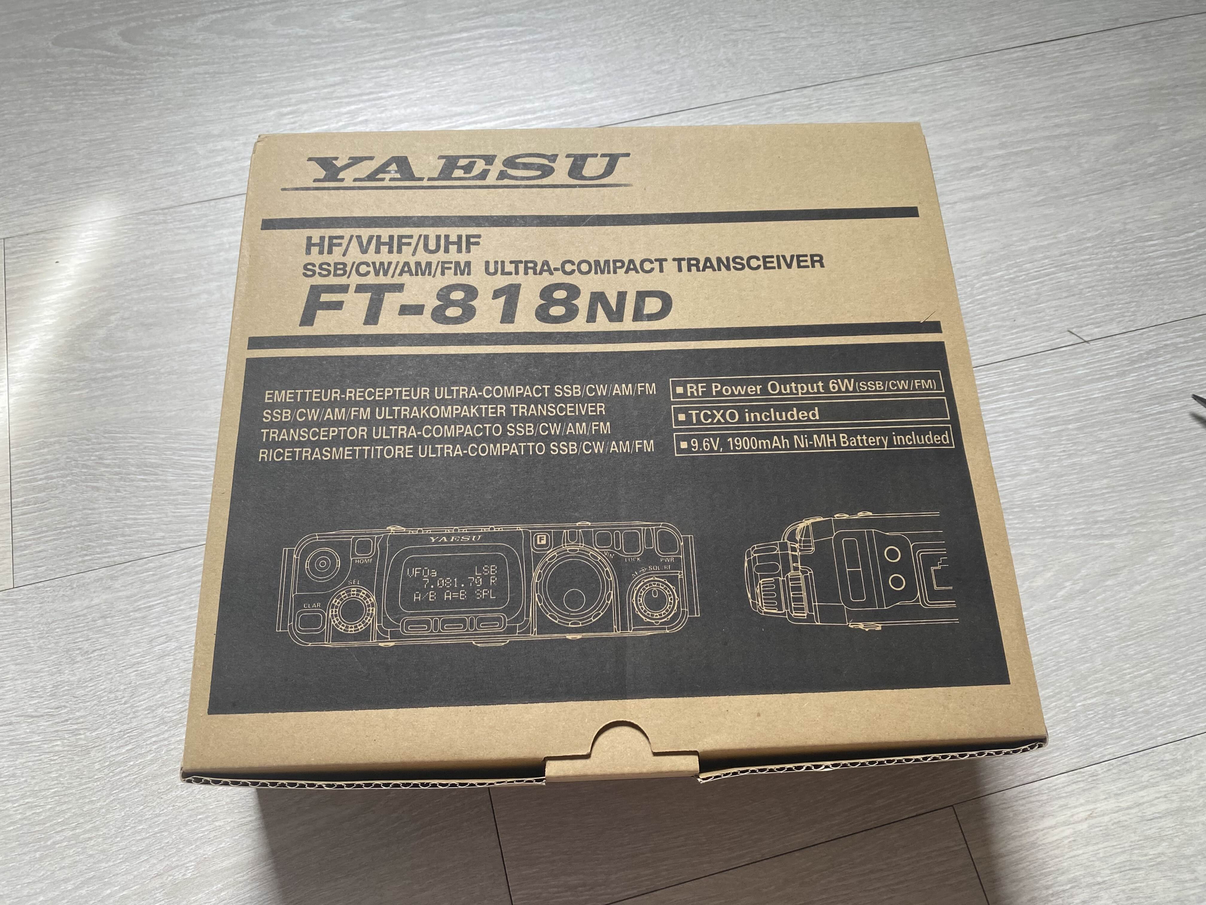  YAESU FT-818ND / DIAMOND RHM8B / unboxing 언박싱 야에스 다이아몬드