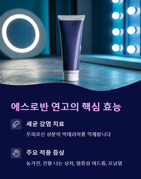 에스로반 연고의 핵심 효능