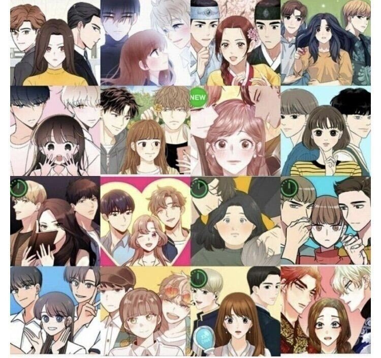  보르노 웹툰 표지 원조