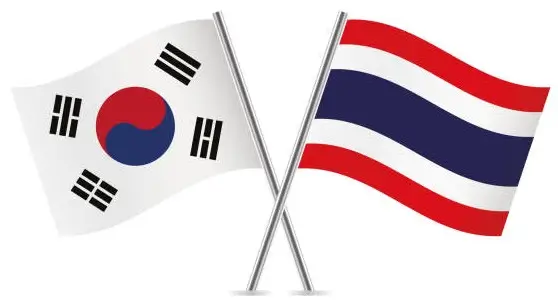 한국-태국-국기