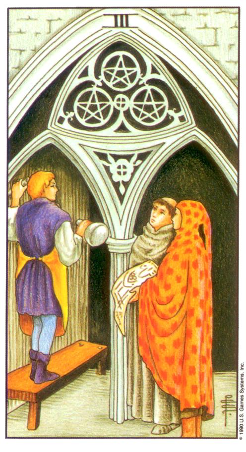  [마이너/펜타클/정방향] Three of Pentacles (펜타클 3번) 해석/풀이/키워드/정리