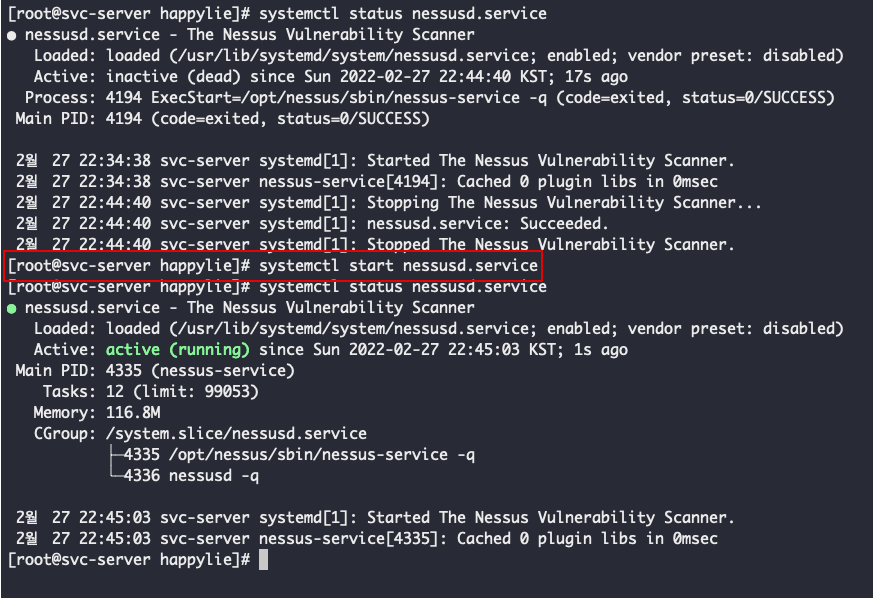 5. Nessus 구동하기